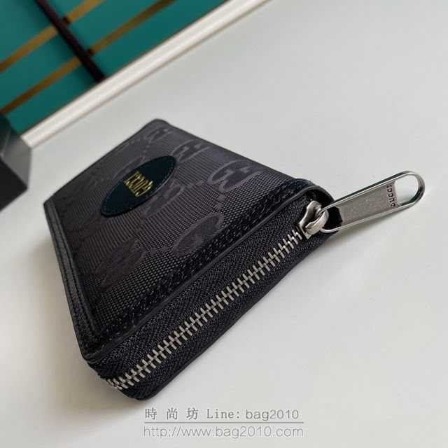 Gucci古馳包包 G家新款錢包 款號:625576 古奇黑色原廠皮晶片版男士拉鏈長錢包  gdj1310